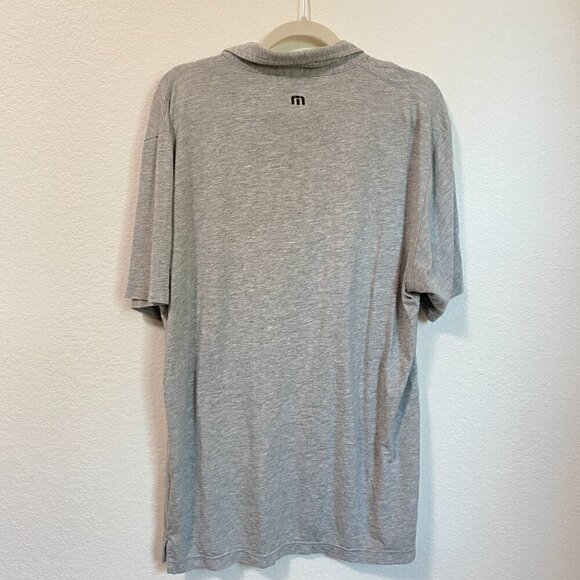 Travis Mathew Gray Modal Polo Shirt Size Large - Picture 7 of 7